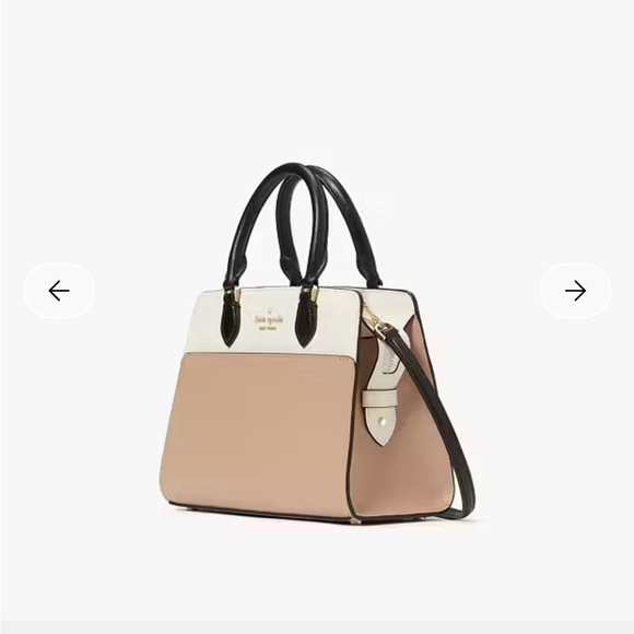 Kate Spade Cream and Tan Madison Satchel small - Picture 2 of 11